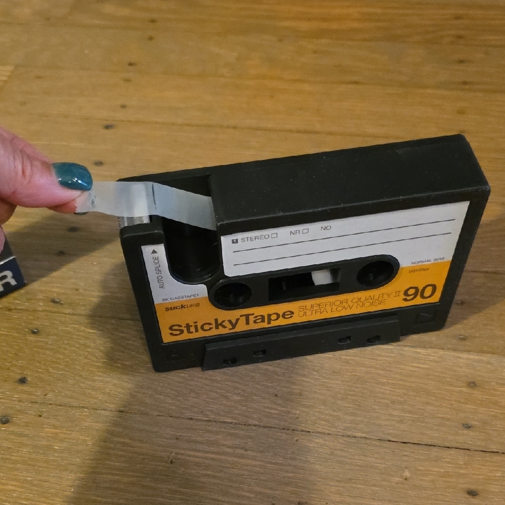 Retro Cassettee Tape Tape Dispenser